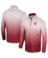 Фото #1 товара Men's White/Crimson Oklahoma Sooners Laws of Physics Quarter-Zip Windshirt