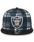 ფოტო #2 პროდუქტის Men's Black Las Vegas Raiders 2024 Sideline Statement 9FIFTY Snapback Hat