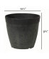 Round Dolce Planter 10 Inch Black