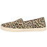 Фото #3 товара TOMS Avalon Leopard Slip On Womens Brown Sneakers Casual Shoes 10015160