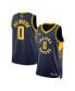 Men's and Women's Tyrese Haliburton Navy Indiana Pacers Swingman Jersey - Icon Edition