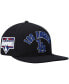 Фото #1 товара Men's Black Los Angeles Dodgers Stacked Logo Snapback Hat