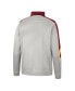 Фото #2 товара Men's Gray and Maroon Minnesota Golden Gophers Bushwood Fleece Quarter-Zip Jacket