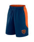 ფოტო #2 პროდუქტის Men's Navy/Orange Chicago Bears Go Hard Shorts