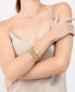 ფოტო #2 პროდუქტის 14K Gold Plated Multi Strand Cuff Bracelet