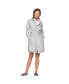 Фото #1 товара Plus Size Hooded Fleece Robe