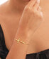 ფოტო #2 პროდუქტის Women's Polished Cross Bolo Bracelet