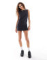 COLLUSION vest sports mini dress in navy Синий, 44 - фото #3