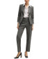 ფოტო #3 პროდუქტის Women's Striped Slim-Fit Blazer