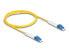 Delock 88071 - LWL Kabel LC Duplex Singlemode OS2 winkelbar 2 m - Cable - Monomode fiber