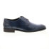 Фото #1 товара Bruno Magli Lugano BM600427 Mens Blue Leather Oxfords Wingtip & Brogue Shoes 9.5