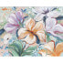 Painting Home ESPRIT Flowers Shabby Chic 100 x 3,7 x 80 cm (2 Units)