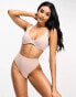 Фото #4 товара ASOS DESIGN Fuller Bust Marina nylon blend smoothing underwire bra in mink