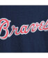Фото #5 товара Футболка для малышей Soft As A Grape с логотипом Atlanta Braves - темно-синяя