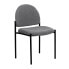 Фото #4 товара Comfort Gray Fabric Stackable Steel Side Reception Chair