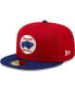Фото #1 товара Men's Red Buffalo Bisons Authentic Collection 59FIFTY Fitted Hat