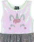 ფოტო #3 პროდუქტის Toddler Girls Sleeveless Sequin Unicorn Dress