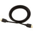 Techly HDMI 4K 60Hz High Speed Anschlusskabel mit Ethernet schwarz 1 m - Cable - Digital/Display/Video