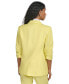Women's Ruched-Sleeve Single-Button Blazer