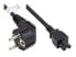 Фото #2 товара Good Connections P0105-S050 - 5 m - Power plug type E+F - C5 coupler - H05VV-F - 250 V - 2.5 A