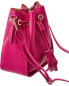 Фото #3 товара Persaman New York #1113 Leather Bucket Bag Women's Pink Os