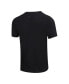 ფოტო #4 პროდუქტის Men's Black Philadelphia 76ers Washed Neon T-shirt