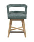 Glenwood 25" Fabric Swivel Counter Stool