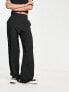 Фото #4 товара Pieces high waisted straight leg trousers in black