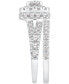 ფოტო #3 პროდუქტის Diamond Halo Bridal Set (2-3/4 ct. t.w.) in 14k White Gold