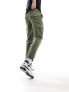 Фото #5 товара New Look cuffed cargo in dark khaki