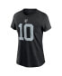 Фото #2 товара Women's Jimmy Garoppolo Black Las Vegas Raiders Player Name and Number T-shirt