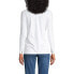 Women's Tall Relaxed Supima Cotton Long Sleeve V-Neck T-Shirt