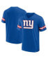 Фото #1 товара Men's Royal New York Giants Jersey Tackle V-Neck T-shirt