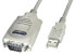 Lindy USB RS422 Converter - 1 m - Male/Male - 3 Mbit/s - White