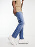 Фото #7 товара ASOS DESIGN slim jeans in mid wash blue
