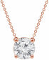 Фото #1 товара Certified Lab Grown Diamond Solitaire 18" Pendant Necklace (3 ct. t.w.) in 14k Gold