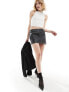 Фото #1 товара Mango denim mini skirt in dark blue