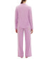 ფოტო #2 პროდუქტის GapBody Women's 2-Pc. Notched-Collar Long-Sleeve Pajamas Set