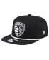 ფოტო #2 პროდუქტის Men's Black Sporting Kansas City 2024 Kick Off Collection Golfer Snapback Hat