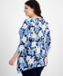 Plus Size Linear Garden Jacquard Swing Tunic, Created for Macy's