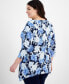 Фото #1 товара Plus Size Linear Garden Jacquard Swing Tunic, Created for Macy's