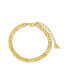 ფოტო #2 პროდუქტის Women's Anchor Chain Gold Plated Bracelet Set