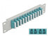 Delock 66799 - Fiber - LC - Aqua colour - Grey - Metal - Rack mounting - 1U