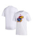 Фото #1 товара Men's White Kansas Jayhawks Pregame AEROREADY T-shirt