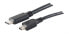 ShiverPeaks BS77144-1.0 - 1 m - USB C - Mini-USB B - Male/Male - 480 Mbit/s - Black