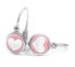 Children´s silver heart earrings AGUC1767D