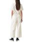 ფოტო #2 პროდუქტის Women's Cotton Short-Sleeve Heritage Jumpsuit