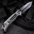 Фото #7 товара 6-in-1 Folding Knife Outdoor Extra Sharp Knife Pocket Knife with Titanium Stainless Steel Coating Hunting Knife with Sharpener Whistles Bottle Opener Screwdriver Glass Breaker Belt Cutter