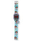 Unisex Turquoise Silicone Strap LED Touchscreen Watch