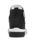 Фото #3 товара Men's Nylon Two Tone Branded Sole Hi Top Sneakers